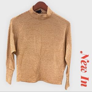 Out from Under for Urban Outfitters brown sweater with horizontal stripes
